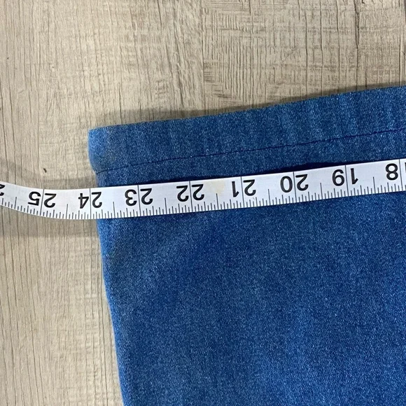 Casual Blue Denim Midi Dress - Picture 9 of 10